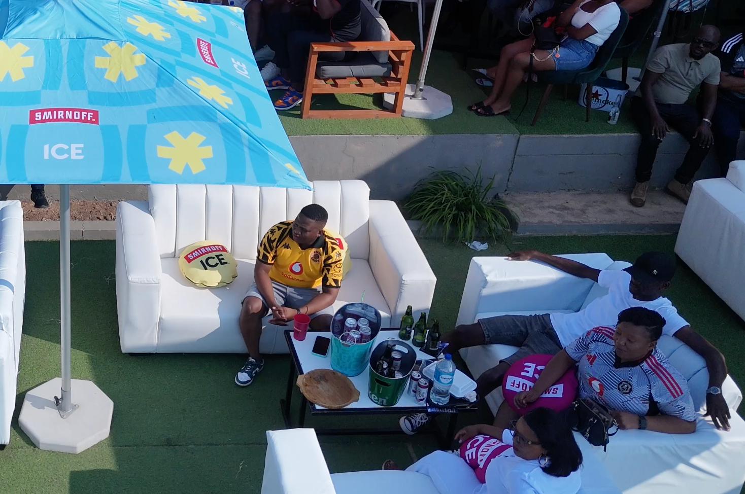 Soweto Derby Seating - (Front of Screen VIP Seating for 4)